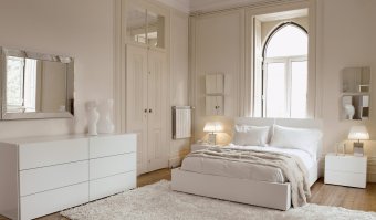 Bedroom in white