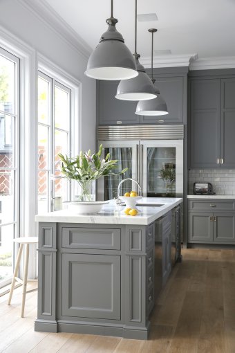 Classic grey kitchen